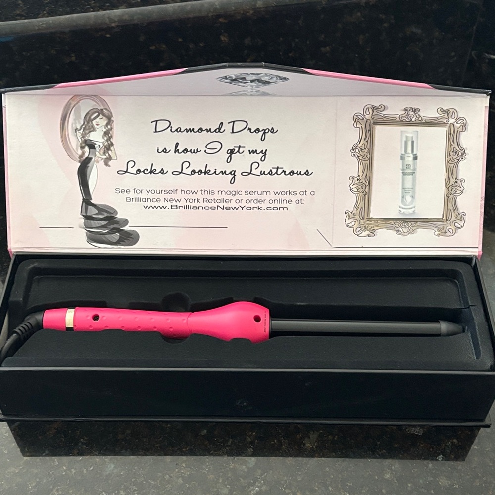 Brilliance New York Pink Curling Wand